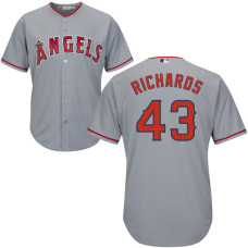 Los Angeles Angels of Anaheim #43 Garrett Richards Grey Cool Base Jersey