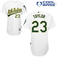Oakland Athletics #23 Michael Taylor White Home Cool Base Jersey