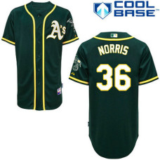 Oakland Athletics #36 Derek Norris Authentic Green Alternate Cool Base Jersey