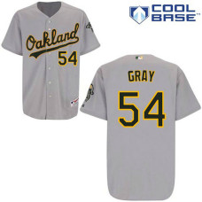 Oakland Athletics #54 Sonny Grey Authentic Grey Away Cool Base Jersey