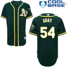 Oakland Athletics #54 Sonny Grey Authentic Green Alternate Cool Base Jersey