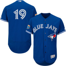 Toronto Blue Jays #19 Jose Bautista Royal Blue Authentic Collection On-Field Spring Training Player Jersey