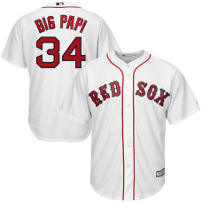 Boston Red Sox #34 Big Papi White Cool Base Jersey