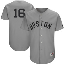 Boston Red Sox Andrew Benintendi #16 Grey Turn Back the Clock Flex Base Jersey