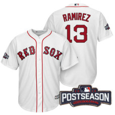 Boston Red Sox Hanley Ramirez #13 AL East Division Champions White 2016 Postseason Patch Cool Base Jersey