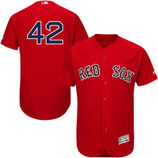 Boston Red Sox Jackie Robinson #42 Red Authentic Collection Flexbase Jersey