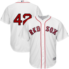 Boston Red Sox Jackie Robinson #42 White Cool Base Jersey
