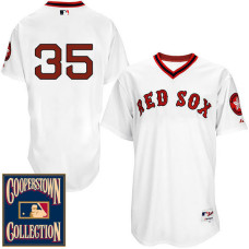 Boston Red Sox #35 Steven Wright White 1976 Turn Back The Clock Throwback Jersey