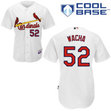 St. Louis Cardinals #52 Michael Wacha Authentic White Home Cool Base Jersey