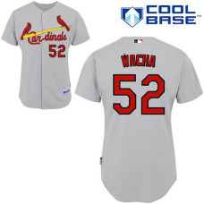 St. Louis Cardinals #52 Michael Wacha Authentic Grey Away Cool Base Jersey