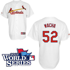 St. Louis Cardinals #52 Michael Wacha Authentic White Home2013 World Series Cool Base Jersey