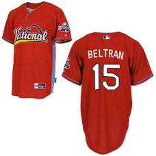 New York Mets #15 Carlos Beltran 2009 All Star Red Jersey