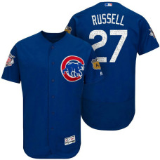 Chicago Cubs Addison Russell #27 Royal 2017 Spring Training Cactus League Patch Authentic Collection Flex Base Jersey