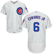 Chicago Cubs Carl Edwards Jr #6 White Authentic Collection Home Flex Base Player Jersey
