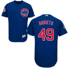 Chicago Cubs Jake Arrieta #49 Royal Authentic Collection Flexbase Player Jersey