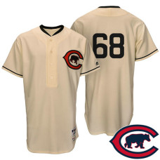 Chicago Cubs Jorge Soler #68 Tan Turn Back the Clock Throwback Player Jersey