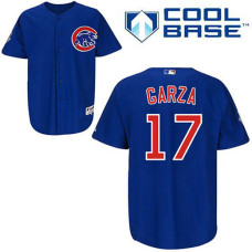 Chicago Cubs #17 Matt Garza Blue Jersey
