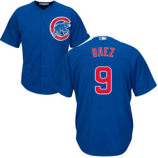 Javier Baez #9 Chicago Cubs Royal Cool Base Jersey