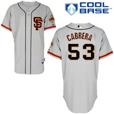 San Francisco Giants #53 Melky Cabrera Grey Cool Base 2012 Road 2 Jersey