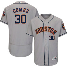 Houston Astros #30 Carlos Gomez Grey Flexbase Authentic Collection Jersey