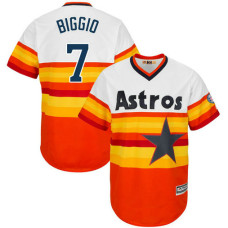 Houston Astros Craig Biggio #7 Orange Authentic Turn Back the Clock Jersey