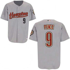 Houston Astros #9 Hunter Pence Grey Away Jersey