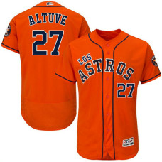 Houston Astros Jose Altuve #27 Orange Hispanic Heritage Flex Base Jersey