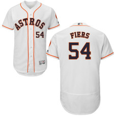Houston Astros Mike Fiers #54 White Home Flex Base Jersey