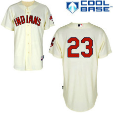 Cleveland Indians #23 Michael Brantley Authentic Cream Alternate Cool Base Jersey