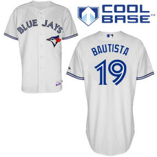 Toronto Blue Jays #19 Jose Bautista White Home Cool Base 2012 Jersey