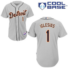 Detroit Tigers #1 Jose Iglesias Grey Jersey