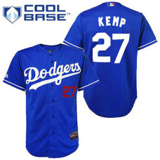 Los Angeles Dodgers #27 Matt Kemp Blue Cool Base Jersey