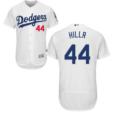 Los Angeles Dodgers Rich Hill #44 Home White Authentic Collection Flex Base Jersey