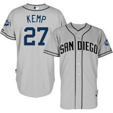 San Diego Padres Matt Kemp Authentic Grey Cool Base Jersey