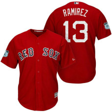 Boston Red Sox Hanley Ramirez #13 2017 Spring Training Grapefruit League Patch Red Cool Base Jersey