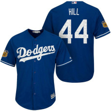 Los Angeles Dodgers #44 Rich Hill 2017 Spring Training Cactus League Patch Royal Cool Base Jersey