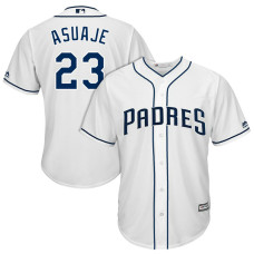 San Diego Padres Carlos Asuaje #23 2017 Home White Cool Base Jersey