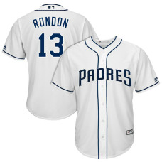 San Diego Padres Jose Rondon #13 2017 Home White Cool Base Jersey