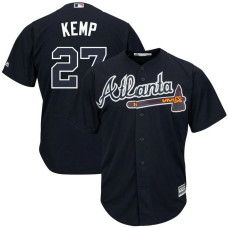 Matt Kemp #27 Atlanta Braves Replica Alternate Navy Cool Base Jersey