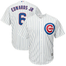 Carl Edwards Jr. #6 Chicago Cubs Replica Home White Cool Base Jersey