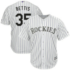 Chad Bettis #35 Colorado Rockies Home White Cool Base Jersey
