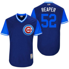 Chicago Cubs Justin Grimm #52 Reaper Royal Nickname 2017 Little League Players Weekend Jersey