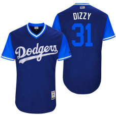 Los Angeles Dodgers Joc Pederson #31 Dizzy Royal Nickname 2017 Little League Players Weekend Jersey