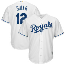 Kansas City Royals #12 Jorge Soler Home White Cool Base Jersey