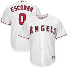 Los Angeles Angels #0 Yunel Escobar Replica Home White Cool Base Jersey