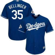 Cody Bellinger #35 Los Angeles Dodgers 2017 World Series Bound Royal Cool Base Jersey