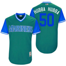 Seattle Mariners Nick Vincent #50 Hubba Hubba Aqua Nickname 2017 Little League Players Weekend Jersey