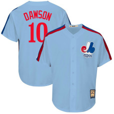 Andre Dawson #10 Montreal Expos Replica Cooperstown Collection Light Blue Cool Base Jersey