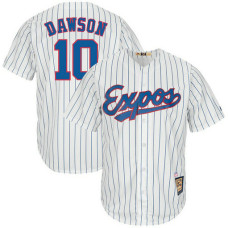 Andre Dawson #10 Montreal Expos Replica Cooperstown Collection White Cool Base Jersey