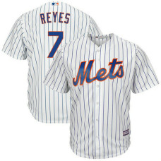 New York Mets #7 Jose Reyes Home White Cool Base Jersey